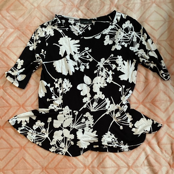 Floral peplum top - Picture 4 of 4
